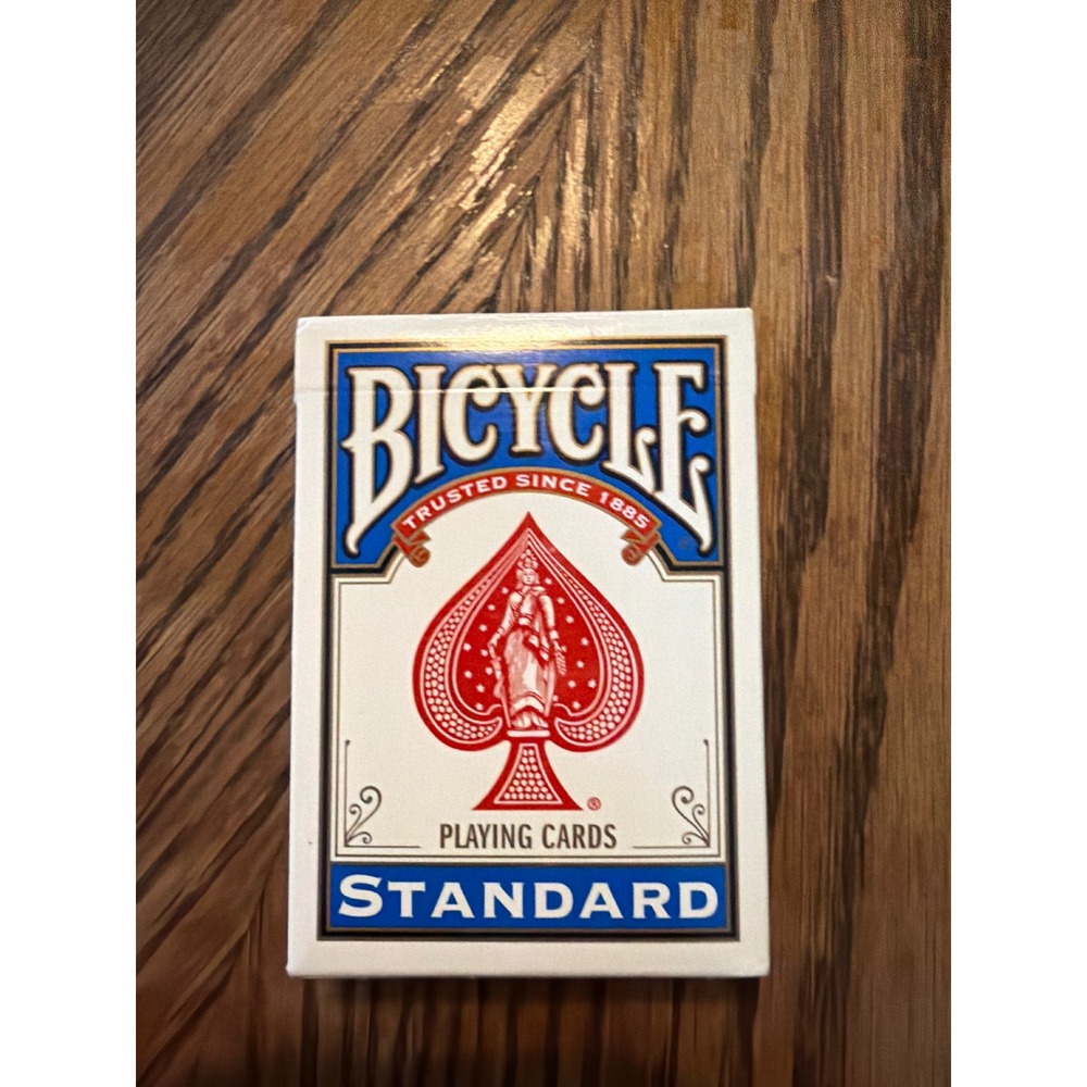 Bicycle Standard Playing Cards Blue Rider Back Deck USPCC Made in USA 2009